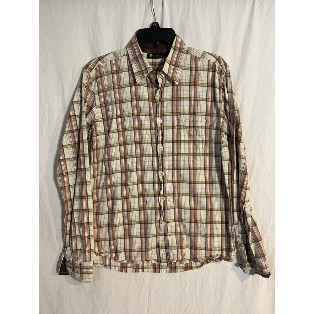 Industrial Exchange mens medium button front shirt